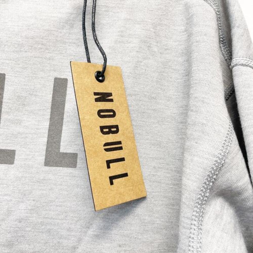 NoBull Women's Crewneck Long Sleeve‎ Sweatshirt Heather Gray Size XS - Picture 5 of 7